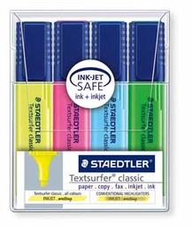 [TIM-364WP4] Markeerstift Staedtler Textsurfer Classic 364 assorti (4)