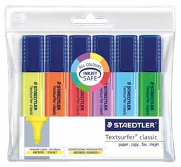 [TIM-364WP6] Markeerstift Staedtler Textsurfer Classic 364 assorti (6)