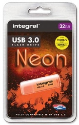 [TIM-418851] USB-stick Integral Neon 3.0 32GB oranje