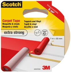 [TIM-4220750] Dubbelzijdige tape Scotch strong tapijt & vinyl 50mm x 7m