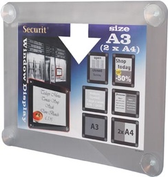 [TIM-4248351] Securit vitrine posterframe A3, grijs