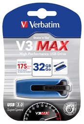 [TIM-49806] USB-stick Verbatim V3 MAX 3.0 32GB blauw