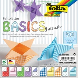 [TIM-4981515] Vouwpapier Folia Basic Intensive 150x150mm 50vel