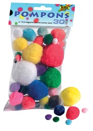 [TIM-50309] Pompons Folia assorti (30)