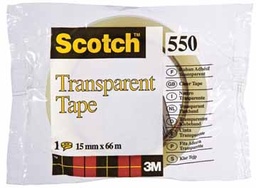 [TIM-5501566] Plakband Scotch 550 15mm x 66m voor grote afroller