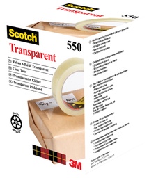 [TIM-5501966] Plakband Scotch 550 19mm x 66m extra sterk voor grote afroller