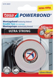 [TIM-55791] Dubbelzijdige montagetape Tesa Powerbond Ultra Strong 19mmx1,5m