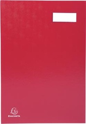 [TIM-57025E] Handtekenmap Exacompta PVC 24x35cm 20 indelingen rood