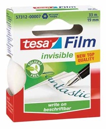 [TIM-57312] Plakband Tesa TesaFilm Invisible 19mmx33m voor kleine afroller