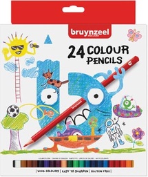 [TIM-6112003] Kleurpotlood Bruynzeel Kids assorti (24)