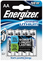 [TIM-629611] Batterij Energizer Ultimate Lithium AA 1,5V (4)