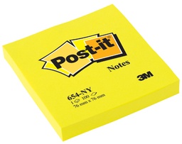 [TIM-654N] Memoblok Post-it 76x76mm neongeel