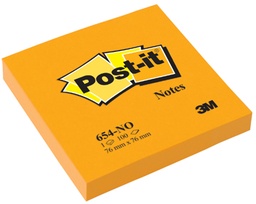 [TIM-654NO] Memoblok Post-it 76x76mm neonoranje