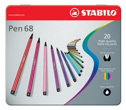 [TIM-6820-2] Viltstift Stabilo Pen 68 assorti doos (20)