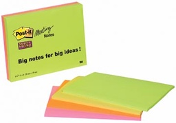 [TIM-6845SSP] Memoblok Post-it Super Sticky 149x200mm 45vel assorti (4)