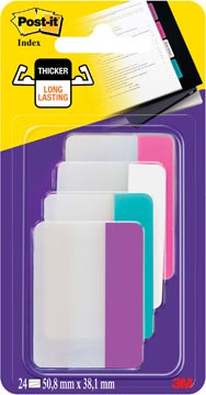 Index Post-it Strong 38x50,8mm 6 tabs assorti (4)