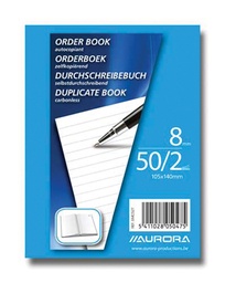 [TIM-6MC52T] Orderboek Aurora 10,5x14cm 2x50 vel zelfkopiërend