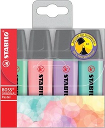 [TIM-7042] Markeerstift Stabilo Boss Original Pastel assorti (4)