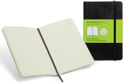 [TIM-707148] Notitieboek Moleskine soepele kaft 9x14cm effen 192blz zwart