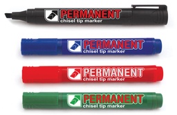 [TIM-87524] Permanente marker Crown beitelpunt 1-3mm assorti (4)(961214)