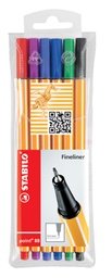 [TIM-8806] Fineliner Stabilo Point 88 assorti ophangtas (6)