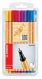 [TIM-8820] Fineliner Stabilo Point 88 assorti ophangtas (20)