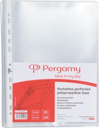 [TIM-900966] Showtas Pergamy PP A4 90 micron 11-gaats glashelder transparant (50)