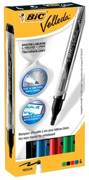 [TIM-902094] Whiteboardmarker Bic Velleda Pocket ronde punt 2,2mm assorti classic (4)