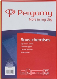 [TIM-928914] Inlegmap Pergamy A4 60g assorti (50)