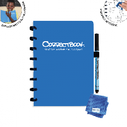 [TIM-957B103] Schrift Correctbook Original A5 blanco 40blz blauw