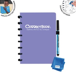 [TIM-957B227] Schrift Correctbook Original A5 gelijnd 40blz paars