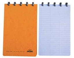 [TIM-A1420] Schrift Atoma Lyon karton 135x210 steno gelijnd 3 kolommen 128blz assorti