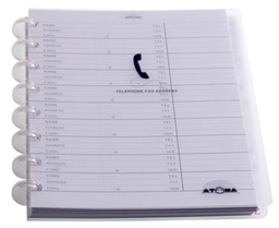 [TIM-A41656] Telefoonregister Atoma PP A5 108blz assorti