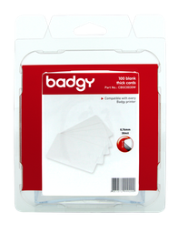 [TIM-BGC0030] Kaarten Badgy voor badgeprinter 100 en 200 54x86mm dun 0,76mm (100)