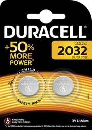 [TIM-D2032] Knoopcelbatterij Duracell Electronics DL/CR2032 3V (2)