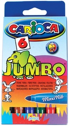 [TIM-DJ6] Viltstift Carioca Jumbo 6mm assorti (6)