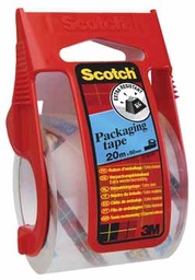 [TIM-E5020D] Afroller verpakkingstape Scotch PP 50mm x 20m transparant