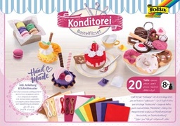 [TIM-F51029] Vilt Folia Craft Kit Patisserie 20-delig