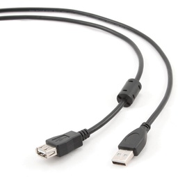 [TIM-GB00301] Verlengkabel Cablexpert Premium USB 1,8m zwart