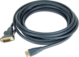 [TIM-GB00902] Kabel Cablexpert HDMI-stekker naar DVI-stekker 1,8m zwart