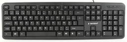 [TIM-GB10101] Toetsenbord Gembird Standaard met draad AZERTY zwart