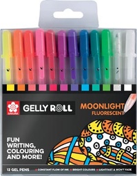 [TIM-GBMOO12] Roller Sakura Gelly Roll Moonlight assorti (12)