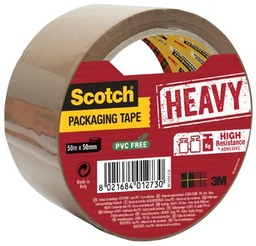 [TIM-H5050SB] Scotch verpakkingstape 50mmx50m heavy bruin