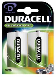 [TIM-HR20] Batterij Duracell Rechargeable HR20 D (2)