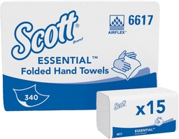 [TIM-K6617] Handdoek Scott papier interfold 1-laags 340vel (15)