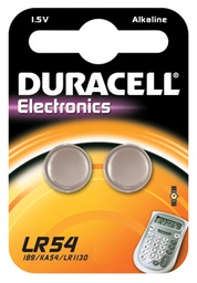 [TIM-LR54936] Knoopcelbatterij Duracell LR54 1,5V (2)