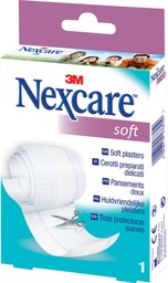 [TIM-N0501B] Pleisters 3M Nexcare Soft 8cmx1m om op maat te knippen