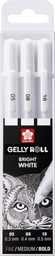 [TIM-PGBWH3C] Gelroller Sakura Gelly Roll Basic assorti hardheden wit (3)