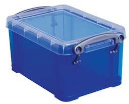 [TIM-UB07LCB] Opbergdoos Really Useful Box 0,7l transparant blauw