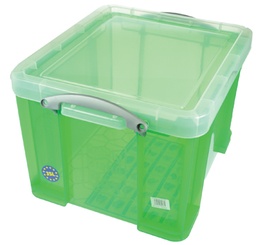 [TIM-UB35LGR] Opbergdoos Really Useful Box 35l transparant groen